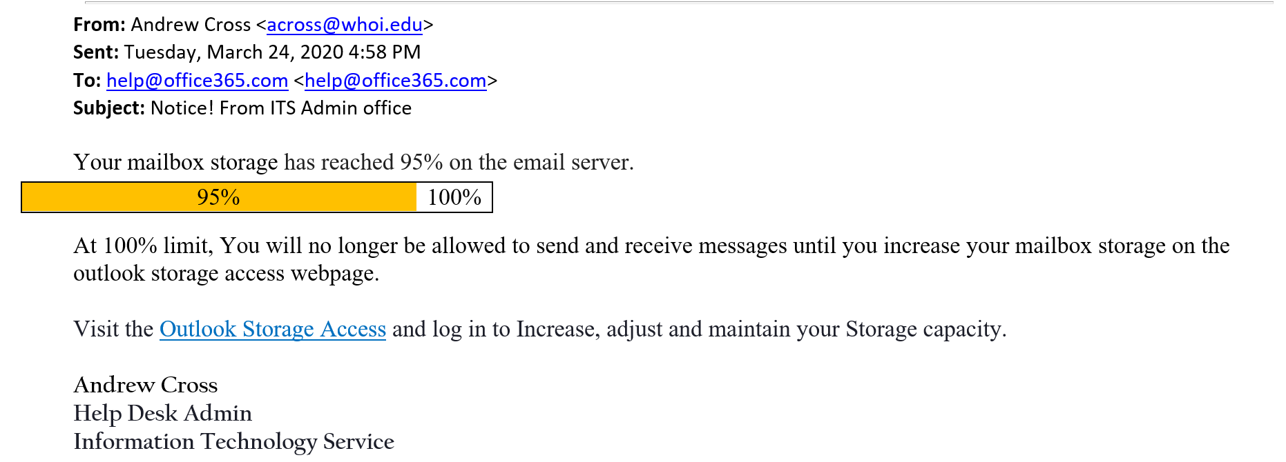 Phishing Email Examples